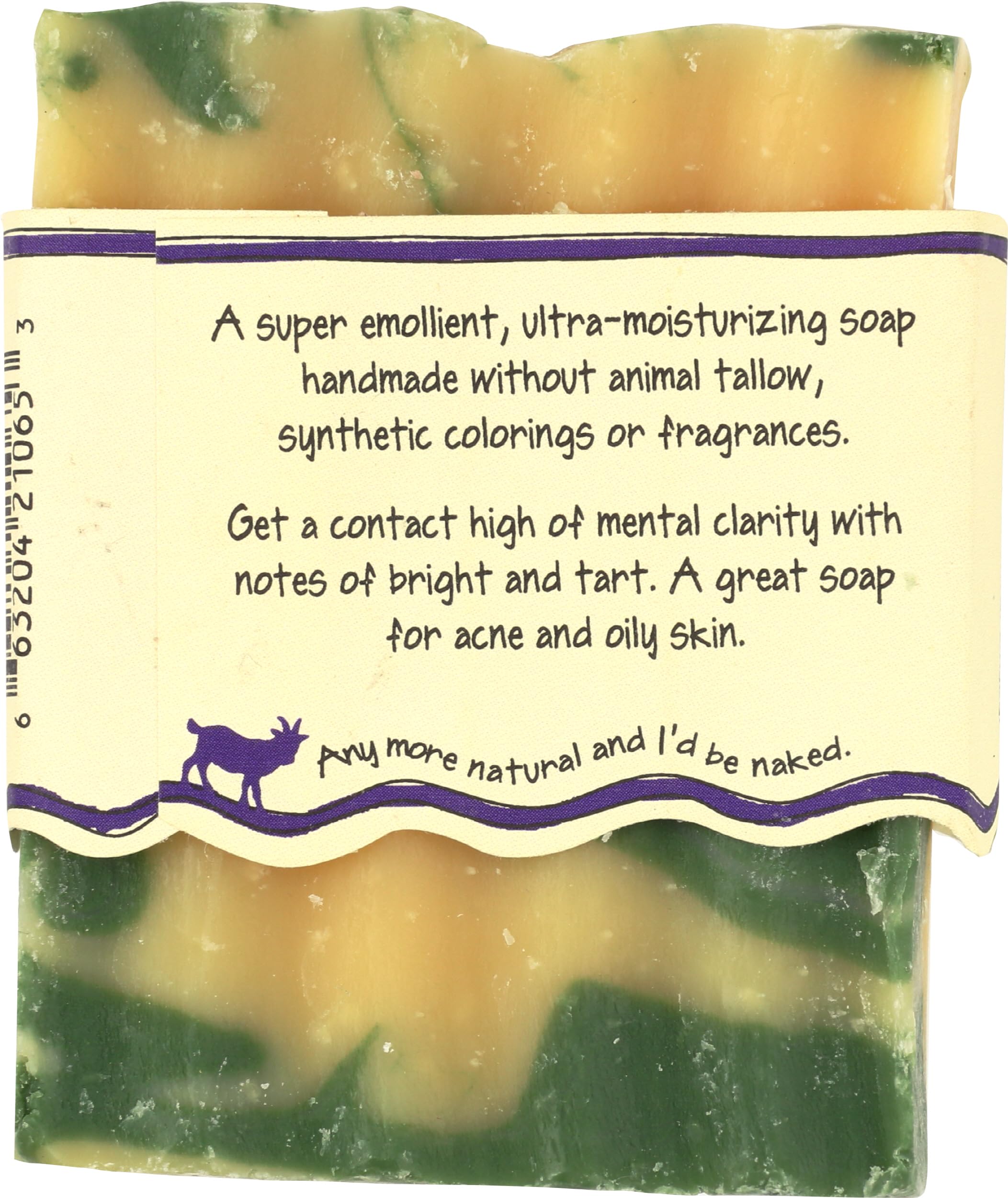 Zum, Soap Bar Goat Milk Lemongrass, 3 Ounce