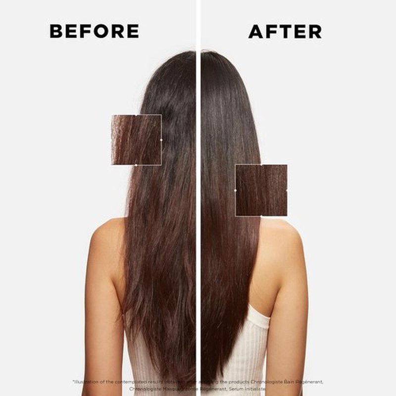 Kerastase Chronologiste Hair Mask - Deep Conditioning & Moisturizing | Anti-Frizz Formula with Hyaluronic Acid | 6.8 Fl Oz