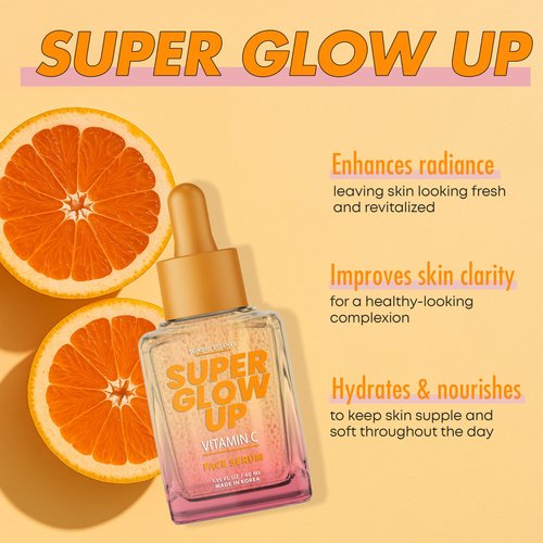 Sunday Essence Vitamin C Face Serum – Dermatologist-Tested, Anti-Aging, Brightens & Evens Skin Tone – Hydrating & Revitalizing Korean Skin Care – Vegan, Paraben-Free, Clean Beauty – 1.69 Fl. Oz