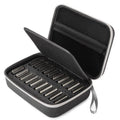 Noverlife Hair Clipper Guard Blades Holder Case, Barber Guard Storage Bag for 20 Metal Blades Hard Storage Travel Case
