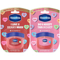 Vaseline Lip Therapy Mini Tinted Lip Balm Set, Valentine’s Day Limited Edition Rosé + Wild Berry with Vitamin E for Soft, Kissable Lips, 0.25 Oz Ea