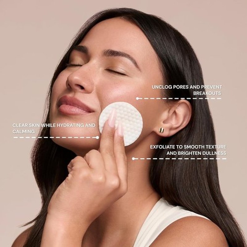 Regine Switzerland Pore Therapy Daily Toner Pads - Exfoliate Dead Skin Cells, Fragrance-Free, 50 Pads for Normal to Oily Skin