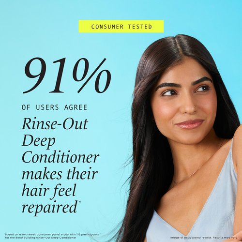 HASK Bond Building Rinse-Out Deep Conditioner with Triple Bond Complex & Argan Oil, Repairs Damage, Softens, Adds Moisture, Sulfate-Free, Cruelty-Free, Color-Safe – 8 oz