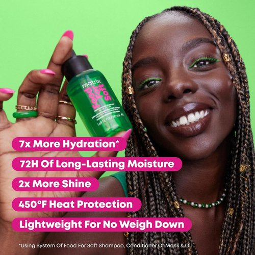 MATRIX Soft Hair Serum Oil - Nourishing Leave-In Treatment for All Hair Types | Avocado Oil, Heat Protection