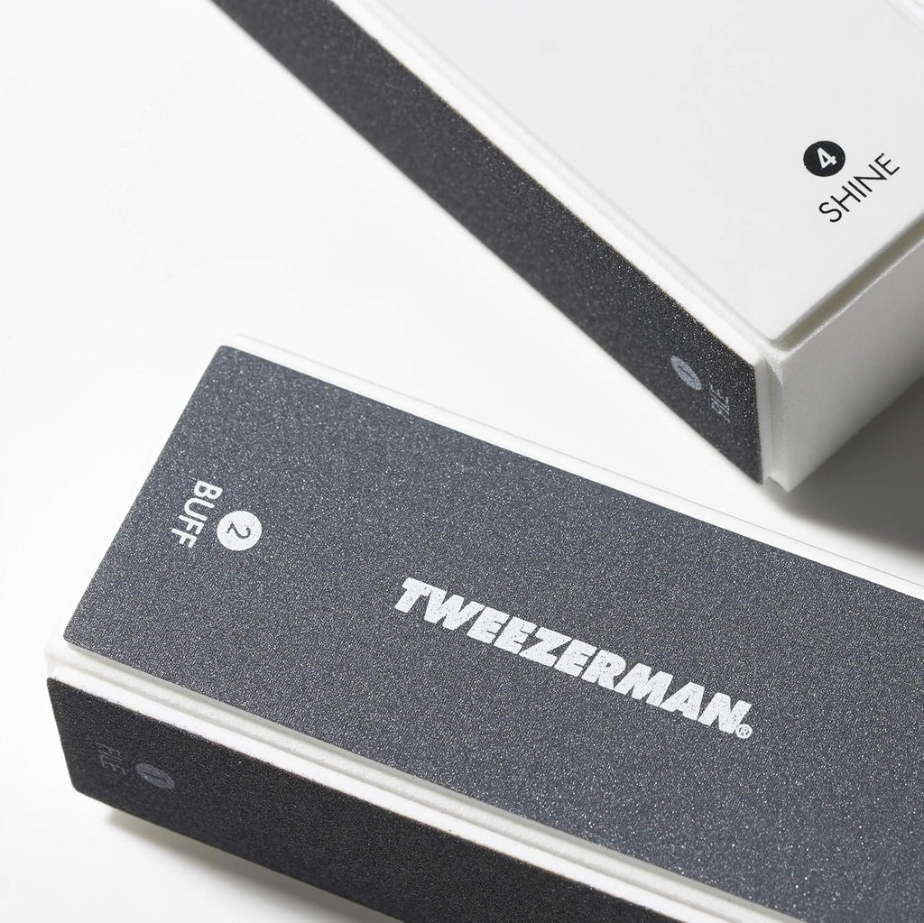 Tweezerman Nail Buffer Blocks Pack of 2 Black