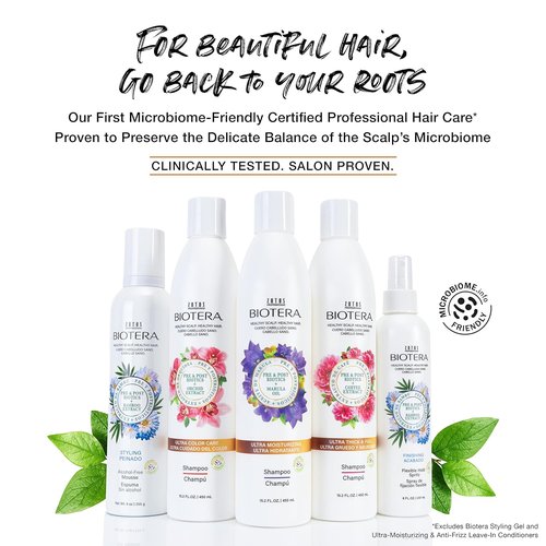 BIOTERA Moisturizing Shampoo & Conditioner Set - Hydrates Dry, Medium & Fine Hair | Vegan, Cruelty-Free & Color-Safe | 15.2 Fl Oz