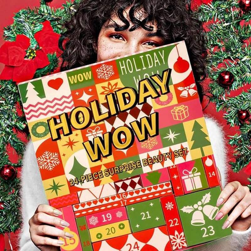 Makeup Advent Calendar 2025 Teens Girls-24 Individually Boxed, Makeup & Cosmetic Surprises For Christmas Holiday Gifting for Women Full Make up Kit