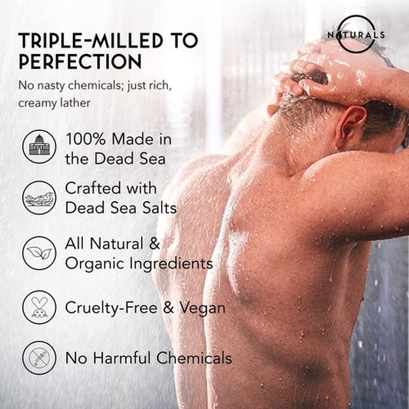 O NATURALS 100% Natural Bar Soap - Gift Set - Organic Ingredients & Essential Oils - Spa Gifts for Women & Men, Body Wash & Face Soap - 10PC Variety Soaps Collection