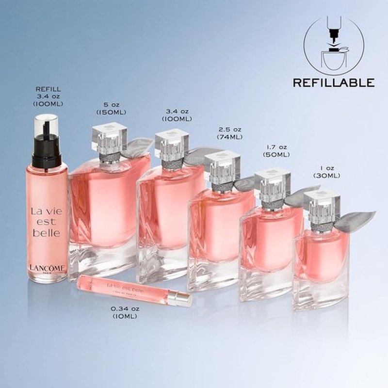 Lancôme La Vie Est Belle Gift Set | Full-Size Refillable Eau De Parfum 1.7 fl. oz & Body Lotion 1.6 fl. oz - Limited Edition for Women