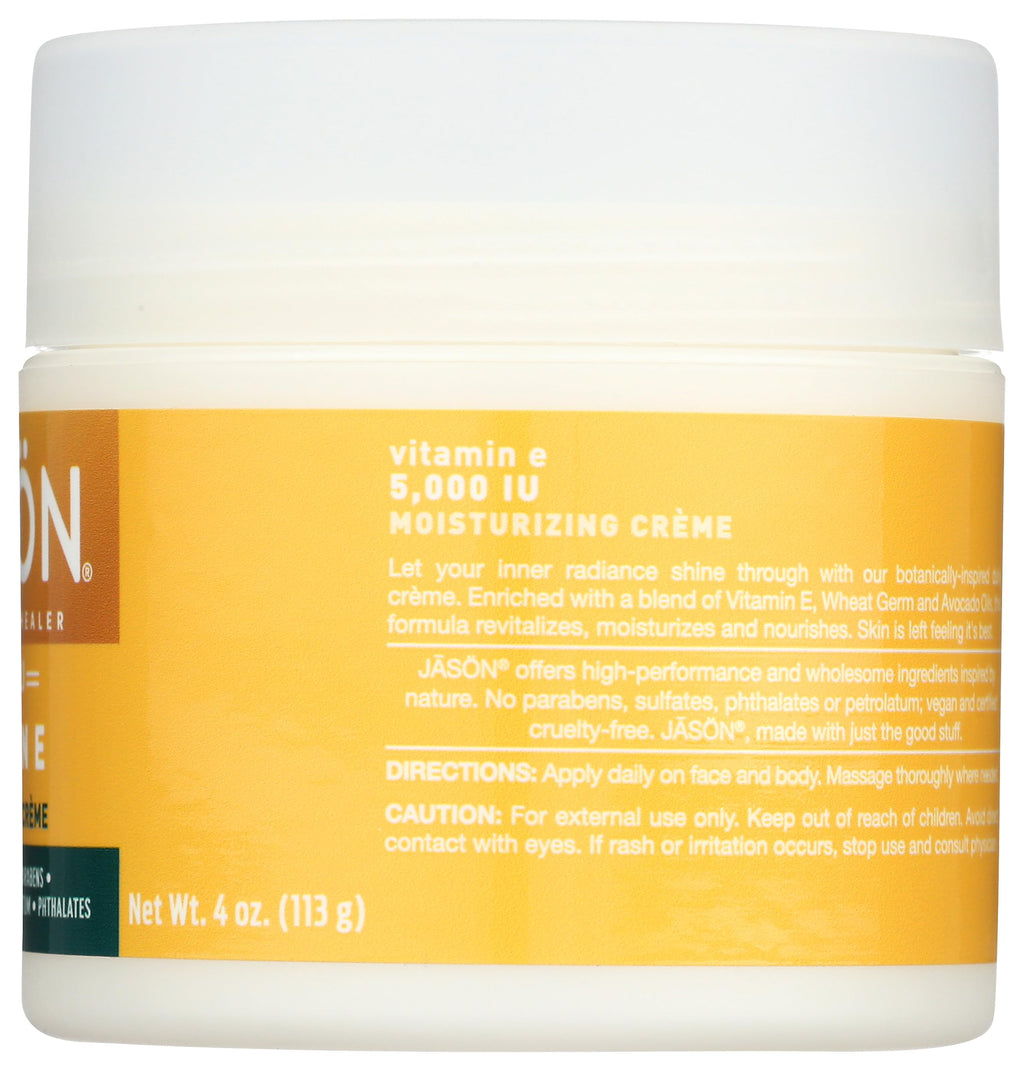 Jasön Revitalizing Vitamin E 5000 IU Moisturizing Crème, 4 Ounce Container, Multicolor, Organic