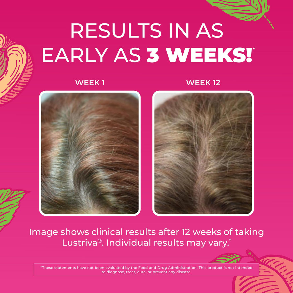 MARYRUTH'S Women's Multivitamin + Lustriva Hair Growth Liposomal | Biotin 10000mcg | Clinically Tested for Thicker, Fuller Hair, Improved Facial Fine Lines & Wrinkles | Ages 18+ | 15.22 Fl Oz