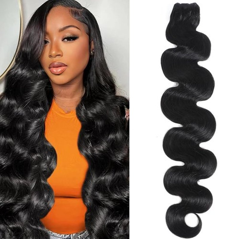 AZONA 16A Real Raw Bundles Body Wave Human Hair,No Tangle No Shedding Body Wave Bundles Human Hair,Triple Lifespan Over Regular Virgin Hair Bundle,Silky And Soft 24 Inch