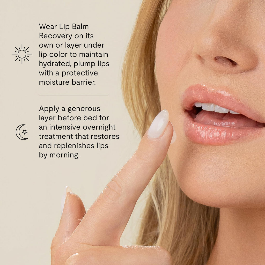 Silly George Lip Balm Recovery - Hydrating Overnight Mask for Dry Lips, Plush Replenisher with Shea Butter, Squalane & Vitamins, 10g