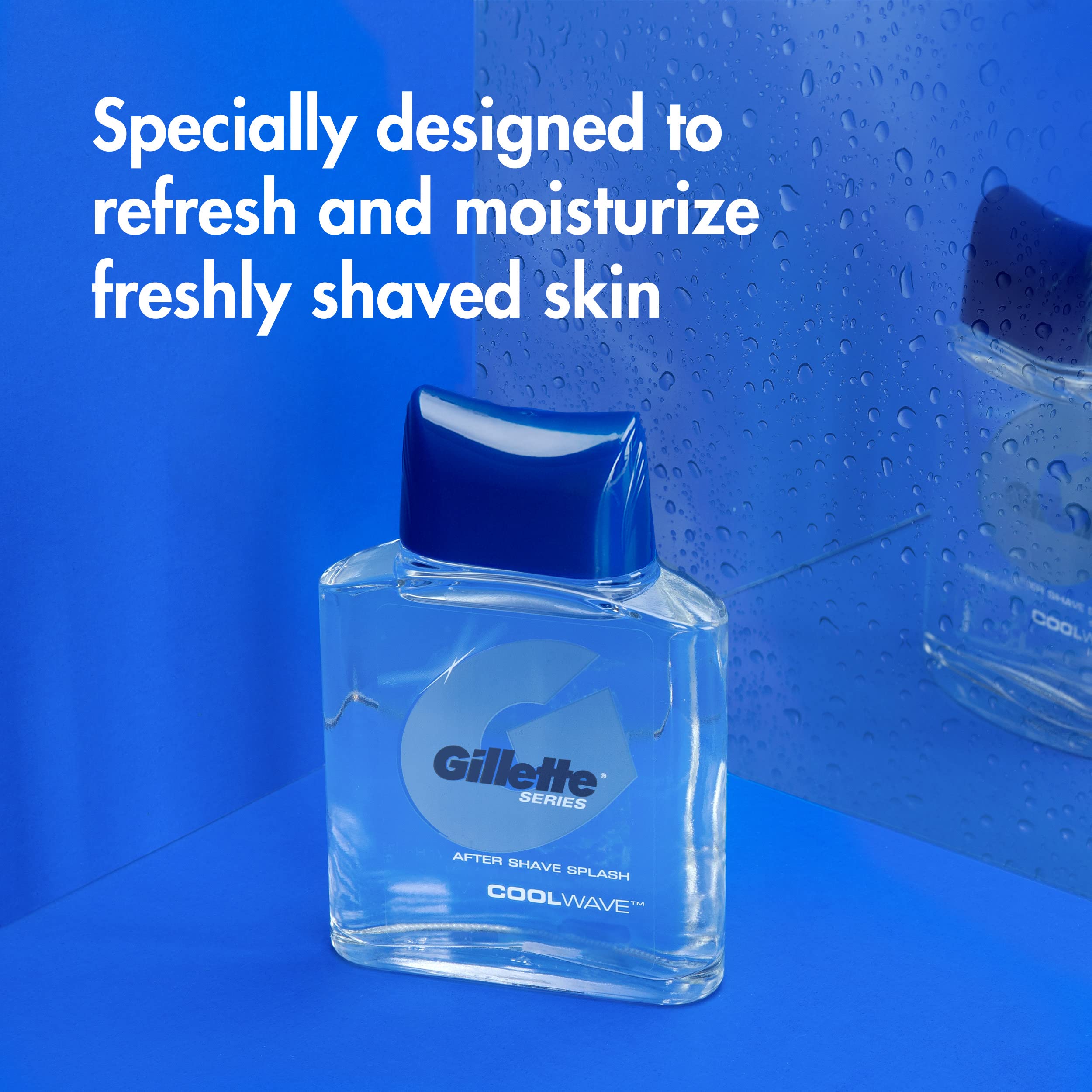 Gillette After Shave for Men, 3.3 fl oz | Cool Wave | Lotion | Series