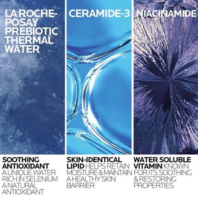 La Roche-Posay Toleriane Purifying Foaming Facial Cleanser - Oil-Free Face Wash with Niacinamide & Ceramides for Sensitive Skin