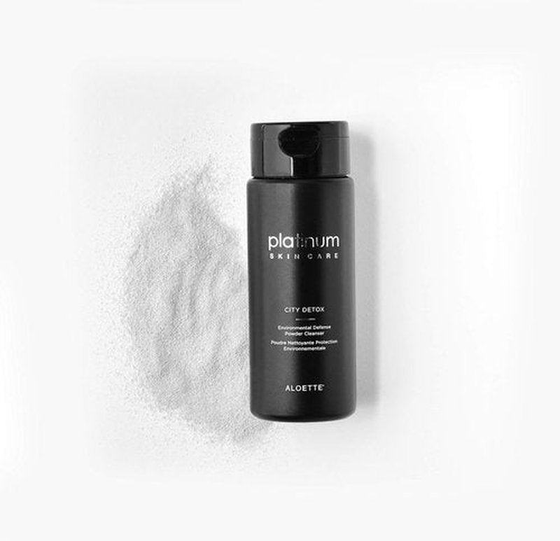 Aloette City Detox Charcoal Infused Powder Cleanser - Sulfate & Cruelty Free, 1.7 Fl Oz