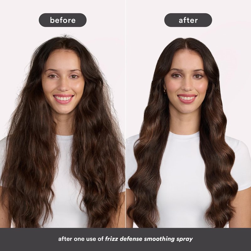 VERB Frizz Defense Smoothing Spray, 5.4 fl oz – Anti-Frizz Shield + Heat Protection for Sleek Blowouts – No Parabens, Gluten, or Harmful Sulfates – All Hair Types