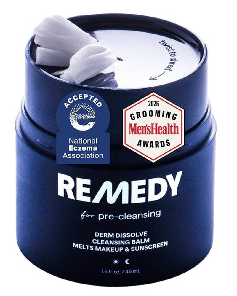 Remedy Derm Dissolve Cleansing Balm - Melts Makeup & Sunscreen | Fragrance-Free | 1.5 Fl Oz