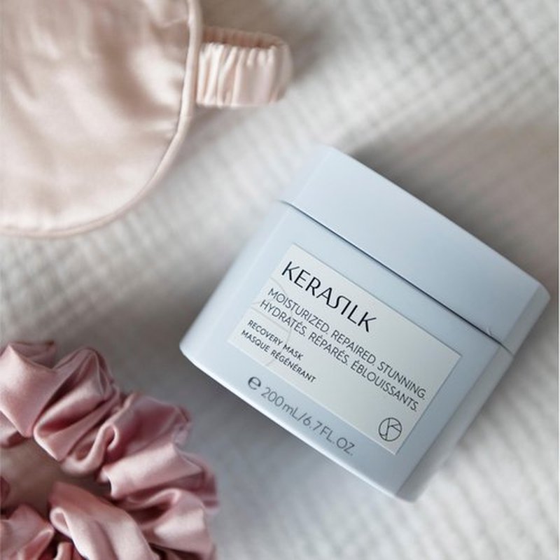 KERASILK Recovery Mask | Provides Deep Moisture & Nourishment | Prevents Hair Breakage & Recurring Dryness | For Dry, Stressed & Damaged Hair | Ideal For Various Hair Types & Textures| 200ml