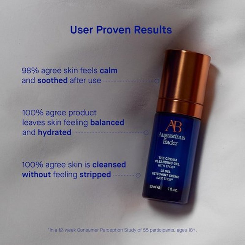 Augustinus Bader The Cream Cleansing Gel - Luxury Hydrating Face Cleanser for Impurities & Oil Removal - Soothing, Non-Drying Formula