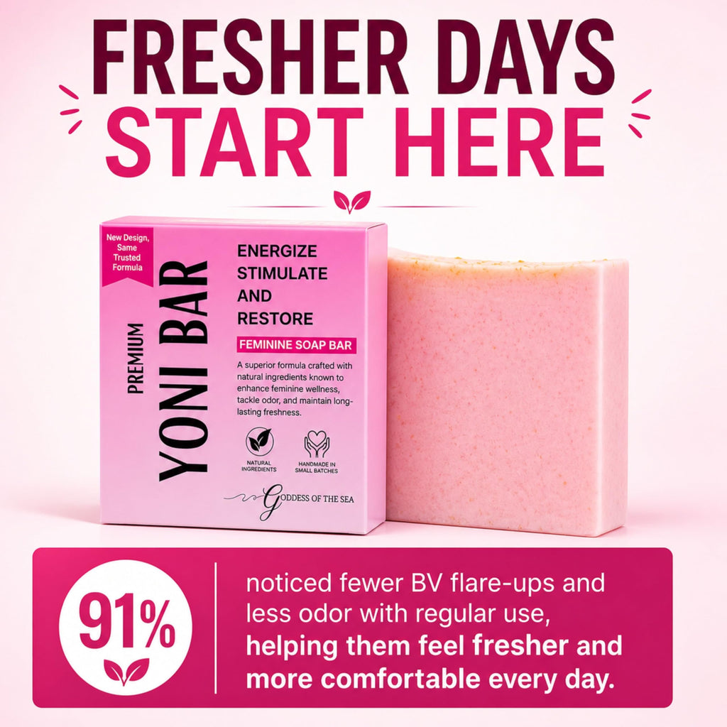 Premium Yoni – Natural Feminine Care Soap for pH Balance, Odor Control & Hydration | Organic Herbal Ingredients | Gentle Yet Effective for Daily Intimate Hygiene | Handmade & Vegan (3oz)