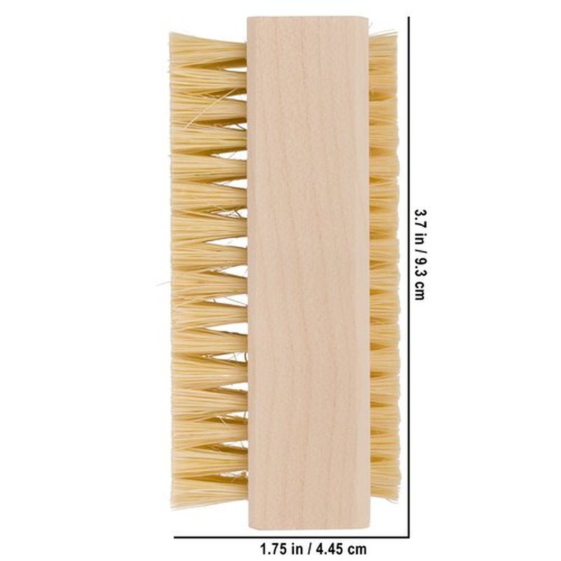Redecker Tampico Fiber Nail Brush with Untreated Maple Wood Handle, 3-3/4-Inches