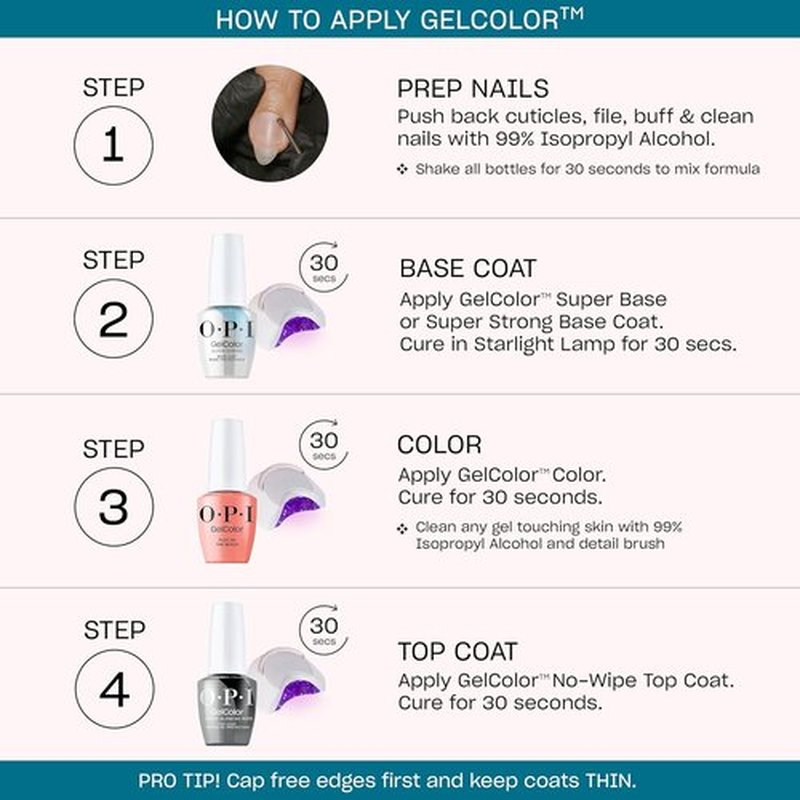 OPI GelColor - Long Lasting UV Cure Gel Nail Polish | Semi-Sheer & Opaque Winter Shades | Vegan & HEMA Free | Holiday 2025 Collection