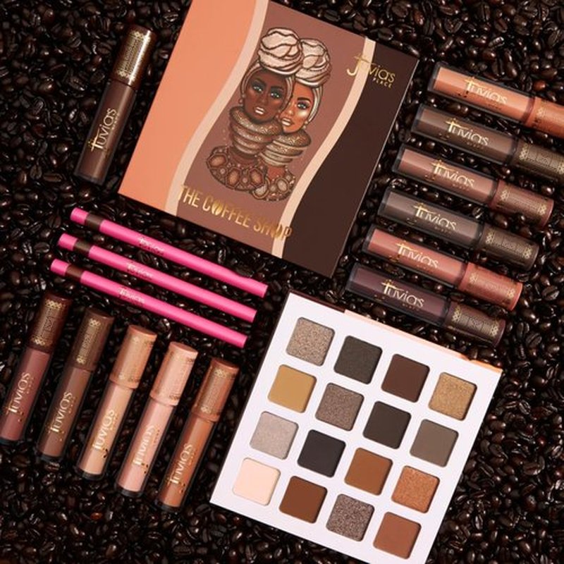 Juvia's Place Coffee Shop Lip Gloss - Brown Sugar - Hydrating Butter Lip Gloss for Women, Long-Lasting Shine, Moisturizing Glass-like Finish, Plumping Non-sticky, Suitable for every vibe
