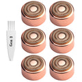 6 Pack Replacement Heads Gen 3 Compatible with Flawless Facial Hair Remover, Replacement Blades Heads Compatible with Finishing Touch Flawless Hair Removal Generation 3