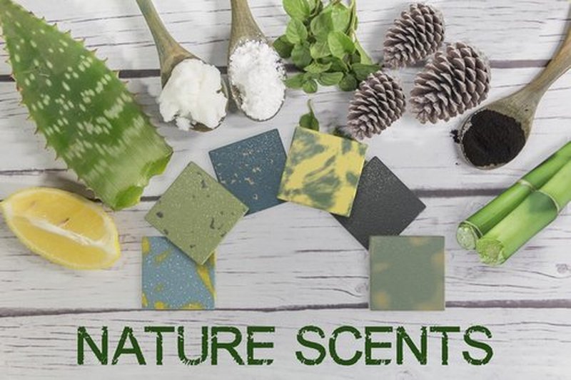 Natural American Elements Men's Bar Soap - 100% Natural, Essential Oils & Organic Shea Butter - 5 oz (6-Pack)