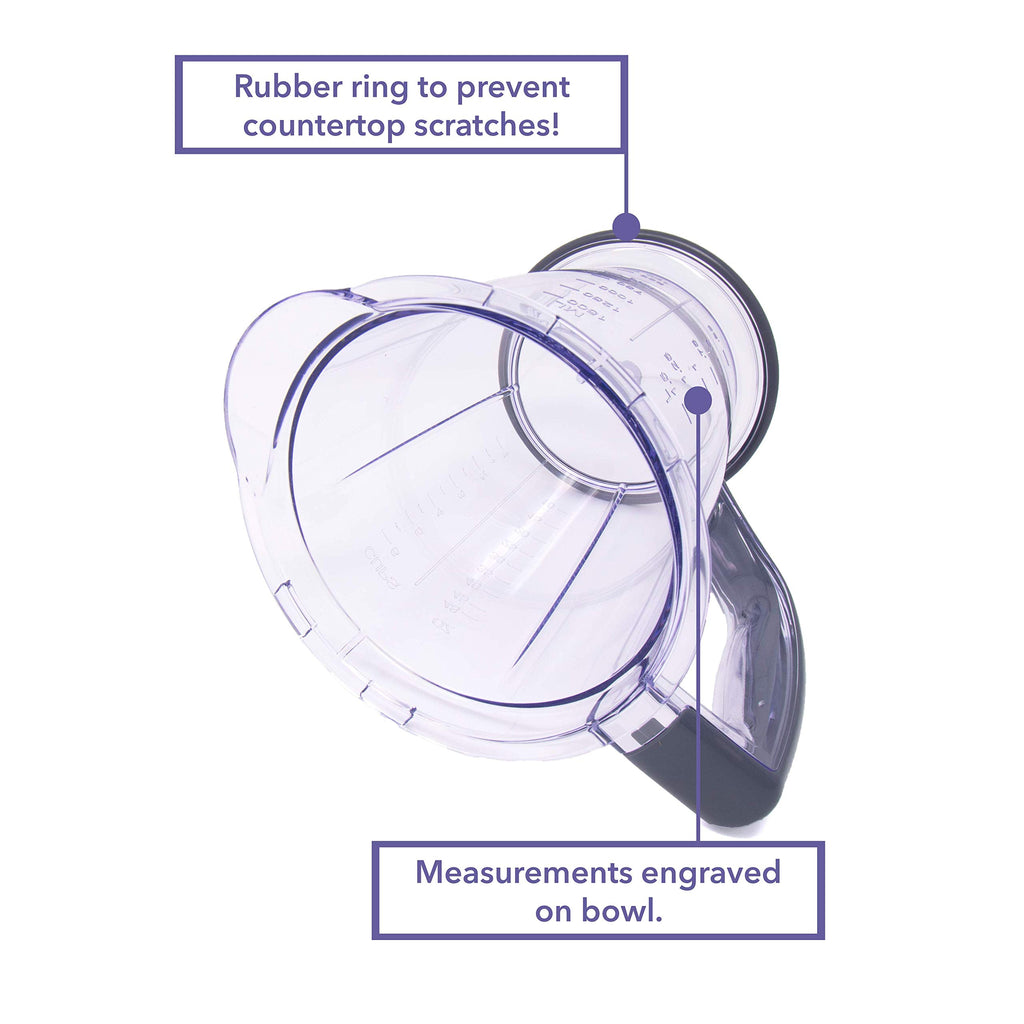Enbizio Blender Replacement Parts for Ninja Master Prep Qb900B (48 oz Pitcher bowl)