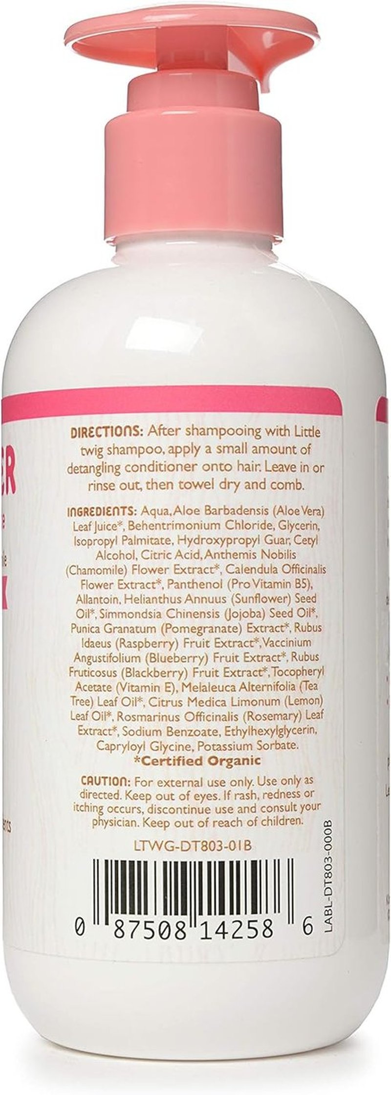 Little Twig Detangling Conditioner - Natural Plant-Derived Formula with Essential Oils | Berry Pomegranate, 8.5 fl oz
