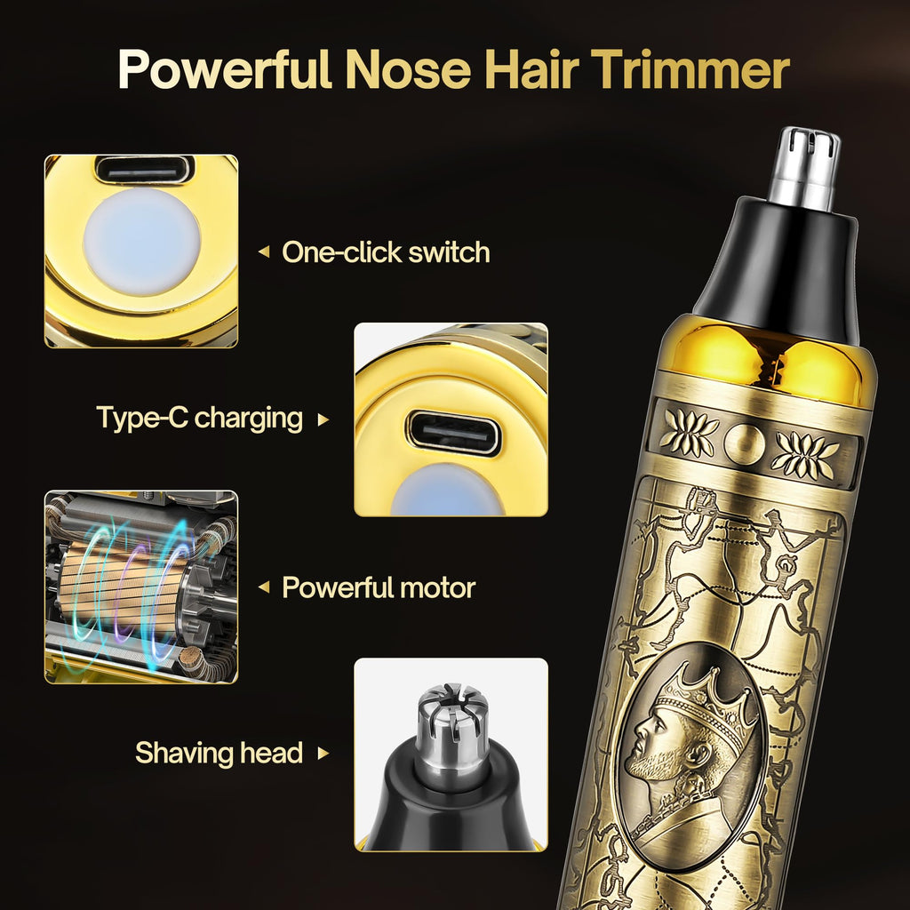 INTRO WILD Professional Hair Clippers Kit for Men, Grooming and Trimming Set