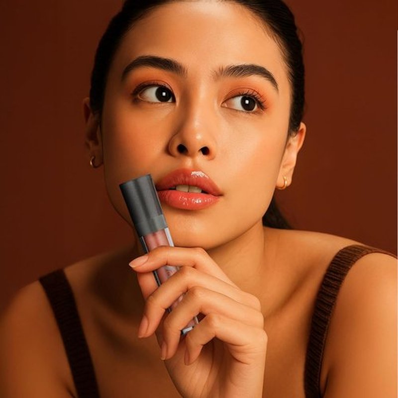 SORME Treatment Cosmetics LipThick Plumping Gloss - Shiny, Fuller Lips | Doll Shade