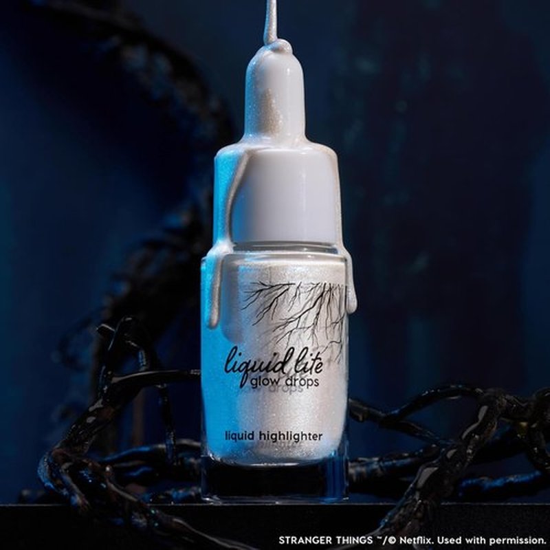 ColourPop x Stranger Things Liquid Highlighter - Illuminating Glow Drops for Face & Body - Hydrating Vegan Squalane Formula (0.06 oz)
