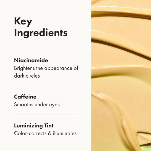 HERO COSMETICS Bright Eyes Eye Cream - Reduces Dark Circles with Cooling Stainless Steel Tip | 0.5 fl oz