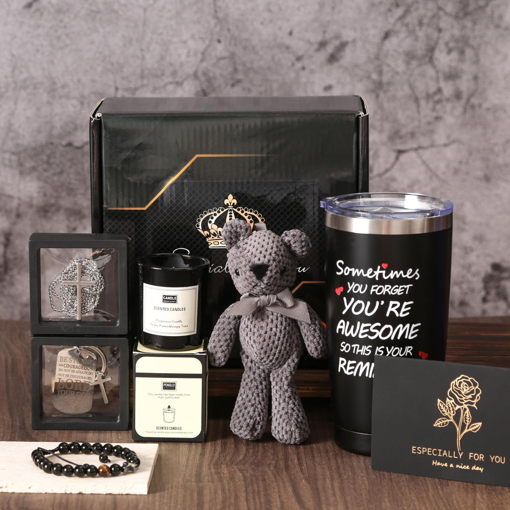 CCAENI Birthday Gifts for Men,Fathers Day Gift for Boyfriend Husband,Man Premium Gifts Basket Ideas Set for Him Men's Birthday Gift Box Birthday Presents for Dad, Son,Coworker Male Retirement Gifts