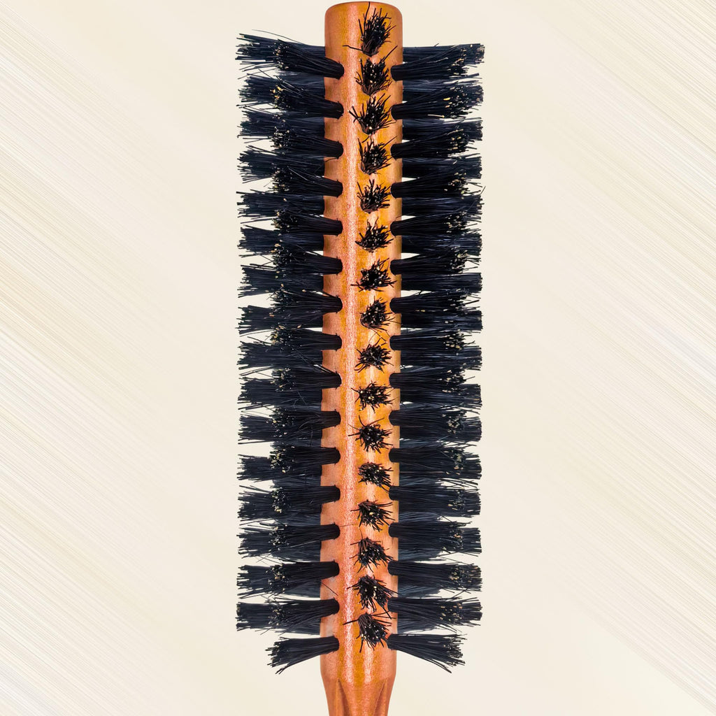SUNBIRD Boar Bristle Small Round Hair Brush, 1.6 Inch