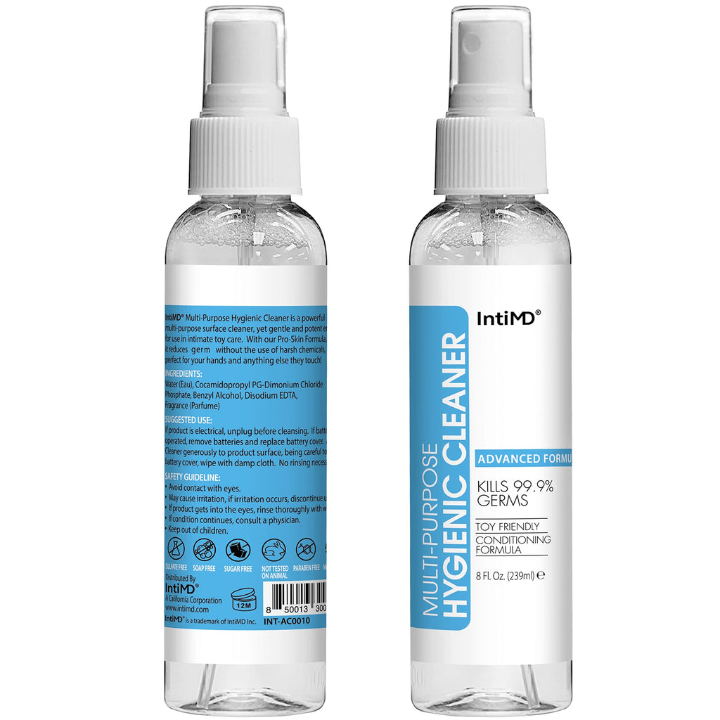 IntiMD Multi-Purpose Hygienic Toy Cleaner, Pro-Skin Formula, Silicone Safe