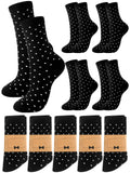 Glitopper 8 Pair Groomsmen Gifts for Men Groomsmen Proposal Socks for Wedding Novelty Funny Dress Socks Man Gifts(Black,Classic Style)
