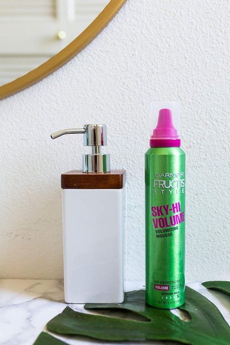 Garnier Fructis Style Sky-Hi Volume Mousse - Lightweight Volumizing Formula | 6.4 oz