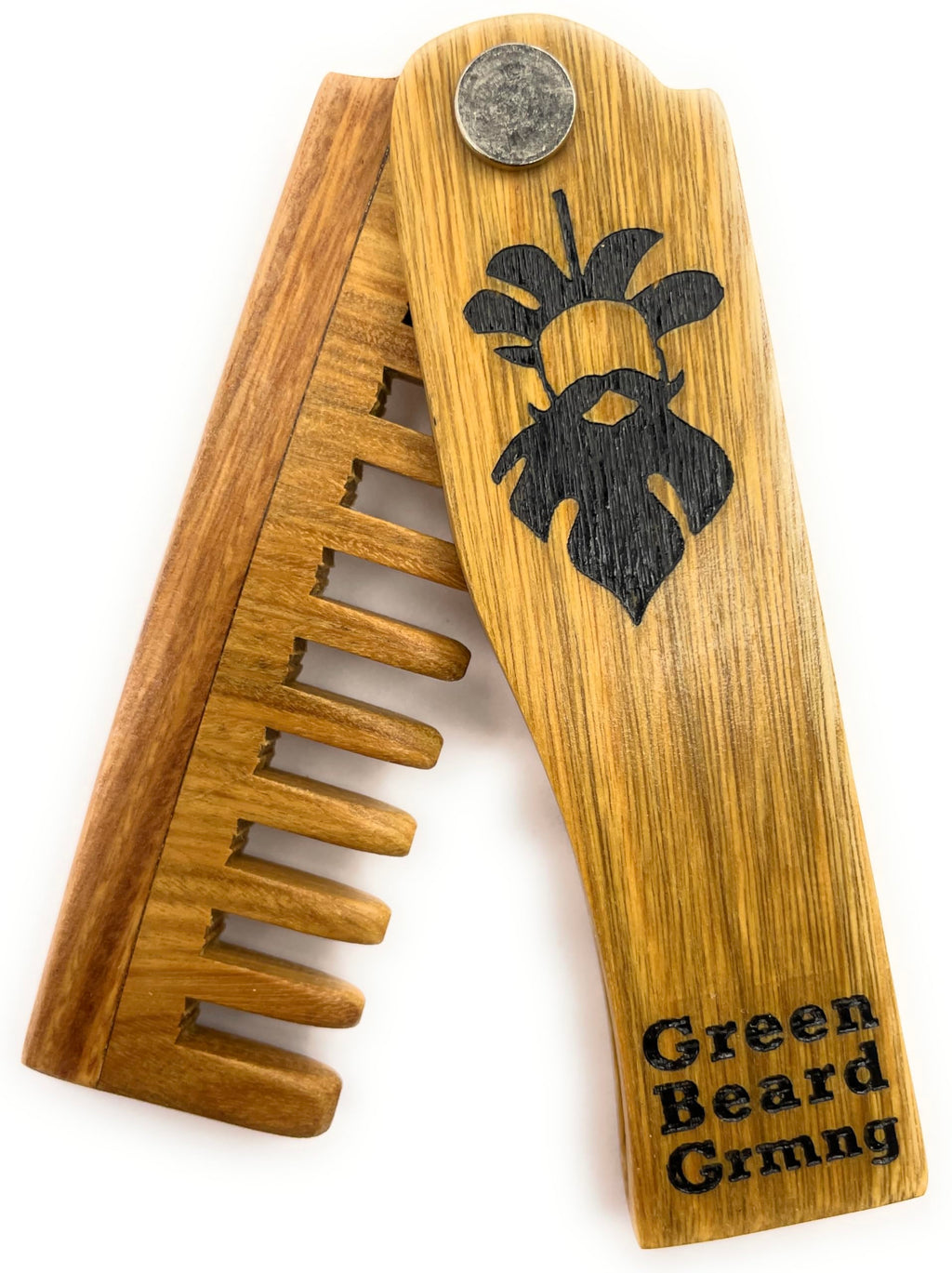 Redesigned Tree-mendous Sandalwood Wide Tooth Folding Comb - Durable Pocket Combs that Plant Trees by Green Beard Grmng