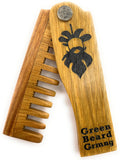 Redesigned Tree-mendous Sandalwood Wide Tooth Folding Comb - Durable Pocket Combs that Plant Trees by Green Beard Grmng