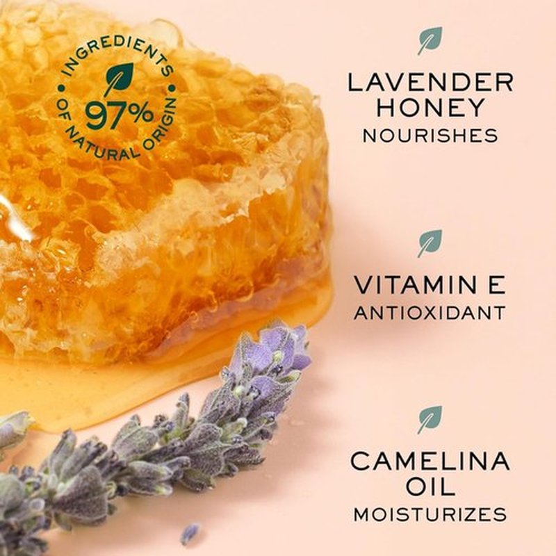 NUXE Rêve de Miel Honey Lip Gloss - Moisturizing & Shiny Finish with Vitamin E & Lavender | 0.33 Fl Oz