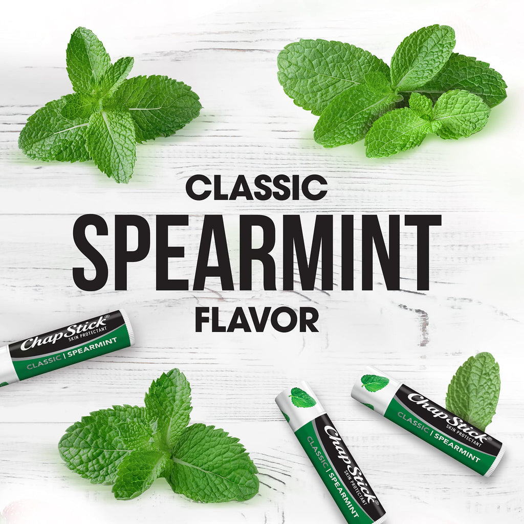 ChapStick Lip Care Bundle – Classic Spearmint + Classic Original Lip Balm, 0.15 Oz Ea (2 Piece Set)