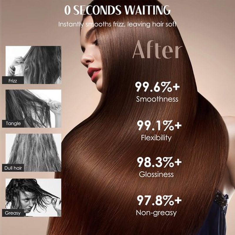 GREEONIL Hair Oil with Argan Oil, Vitamin E - Nourishing Treatment for Smooth, Frizz-Free, Shiny Hair for Women and Men with Frizzy, Damaged, Fine, or Curly Hair