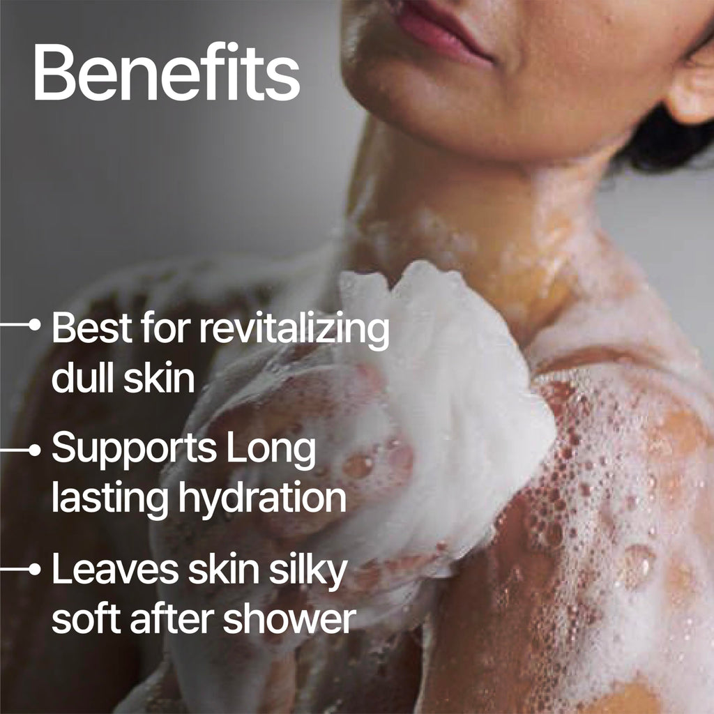 SpaScriptions Cherry Blossom & Vanilla Exfoliating Treatment Body Wash – Natural Exfoliation for Dull Skin with Asian Pear & Collagen for Radiant, Firm-Looking Skin, Hydrating Body Cleanser, 32 oz