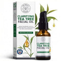 Clarifying Tea Tree Facial Oil - Targets Acne & Uneven Skin Tone | Antioxidant-Rich 1 fl oz (30ml)