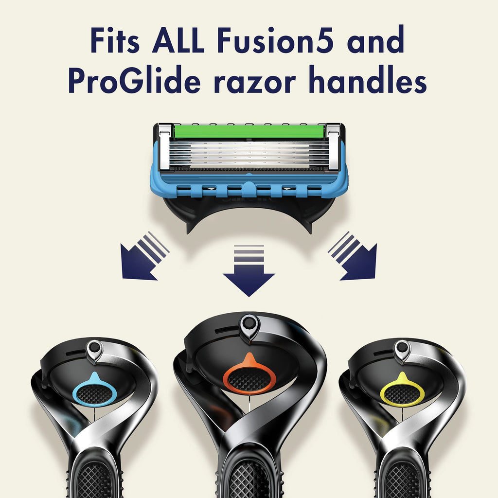 Gillette Fusion5 ProGlide Men's Razor Blades, 12 Blade Refills