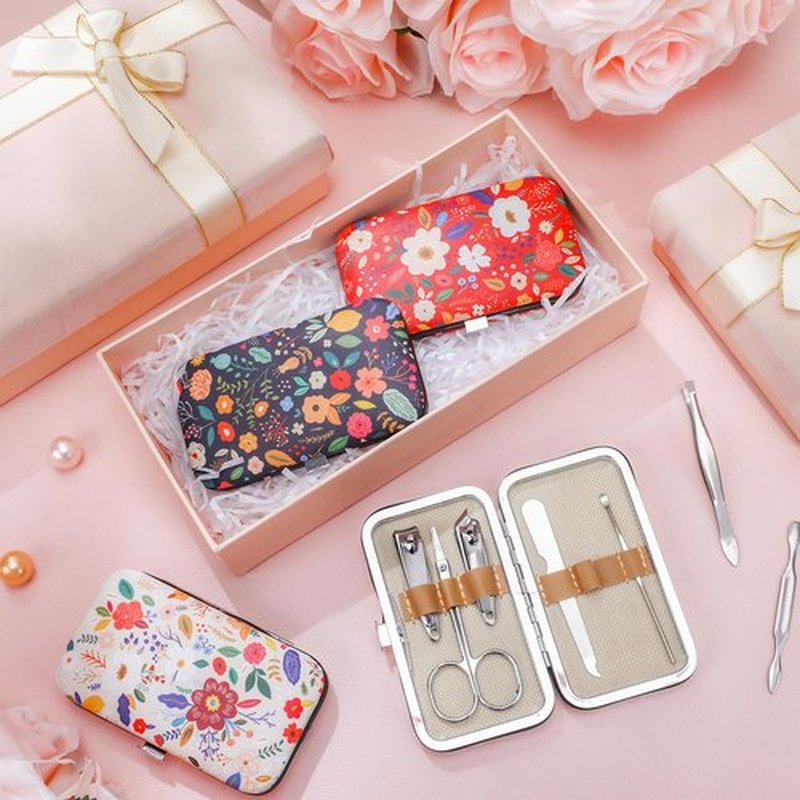 Gisafai 12 Set Thank You Employees Appreciation Gifts for Women Inspirational Manicure Set Nail Clipper Bulk for Nurse Week Gift Office Coworkers Customers Staff
